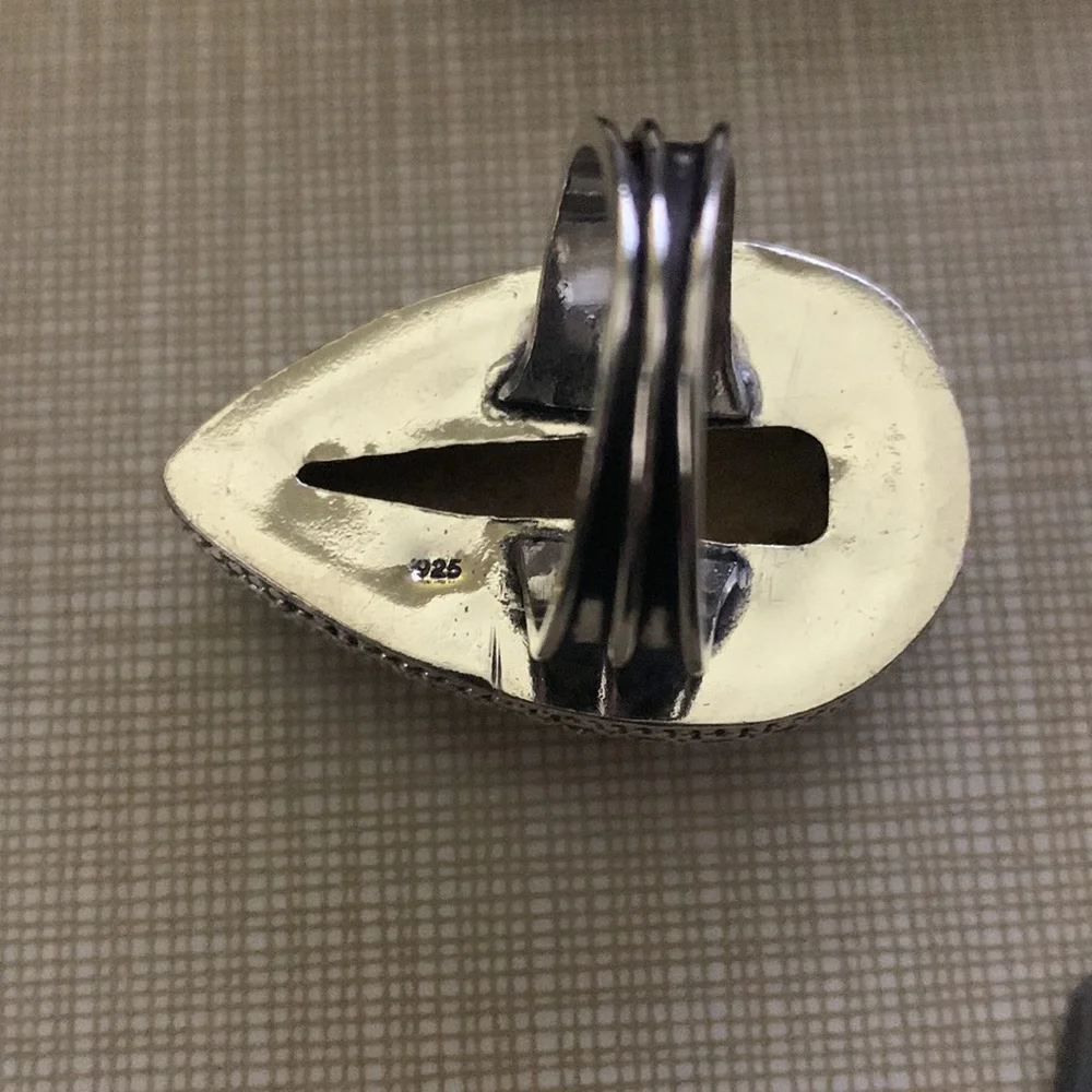 New pretty German Dendritic Ethnic Ring - Picture 11 of 11